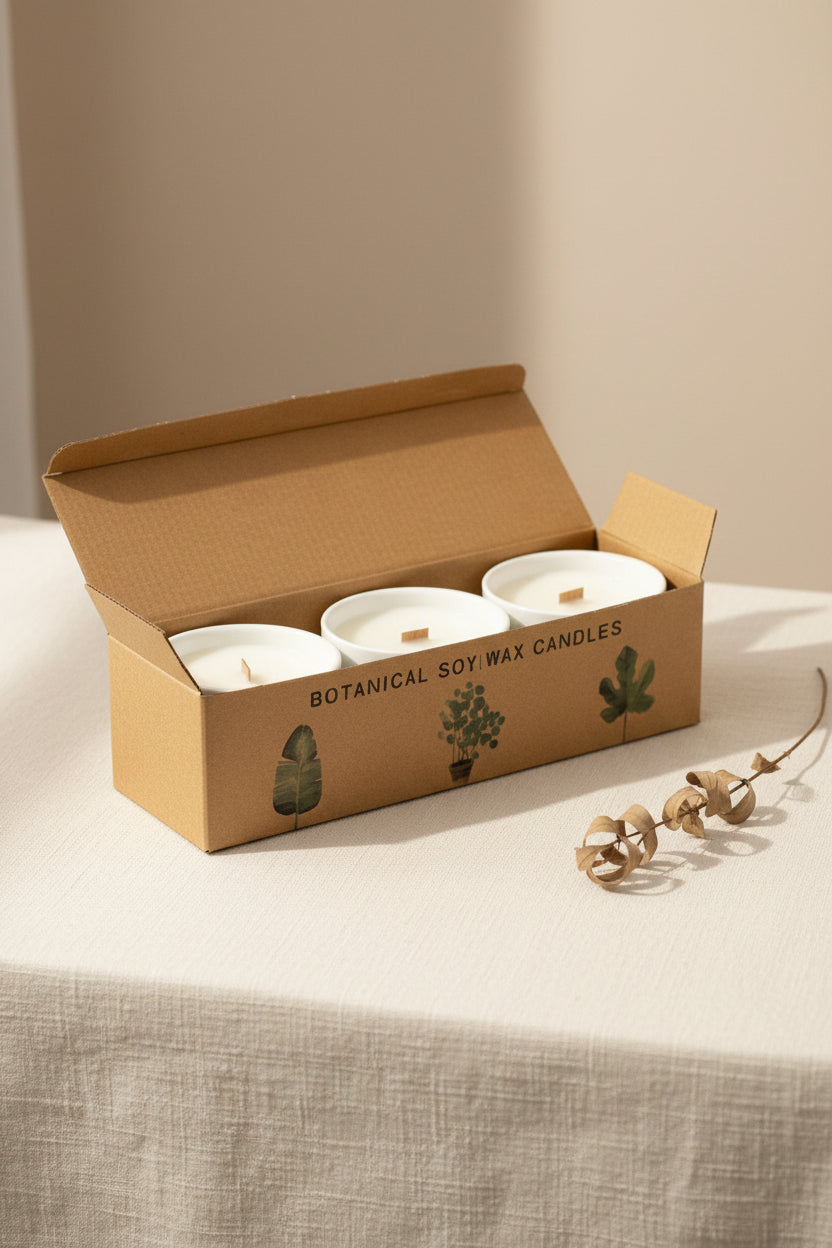 Large Botanical Candles - Victorian Peony