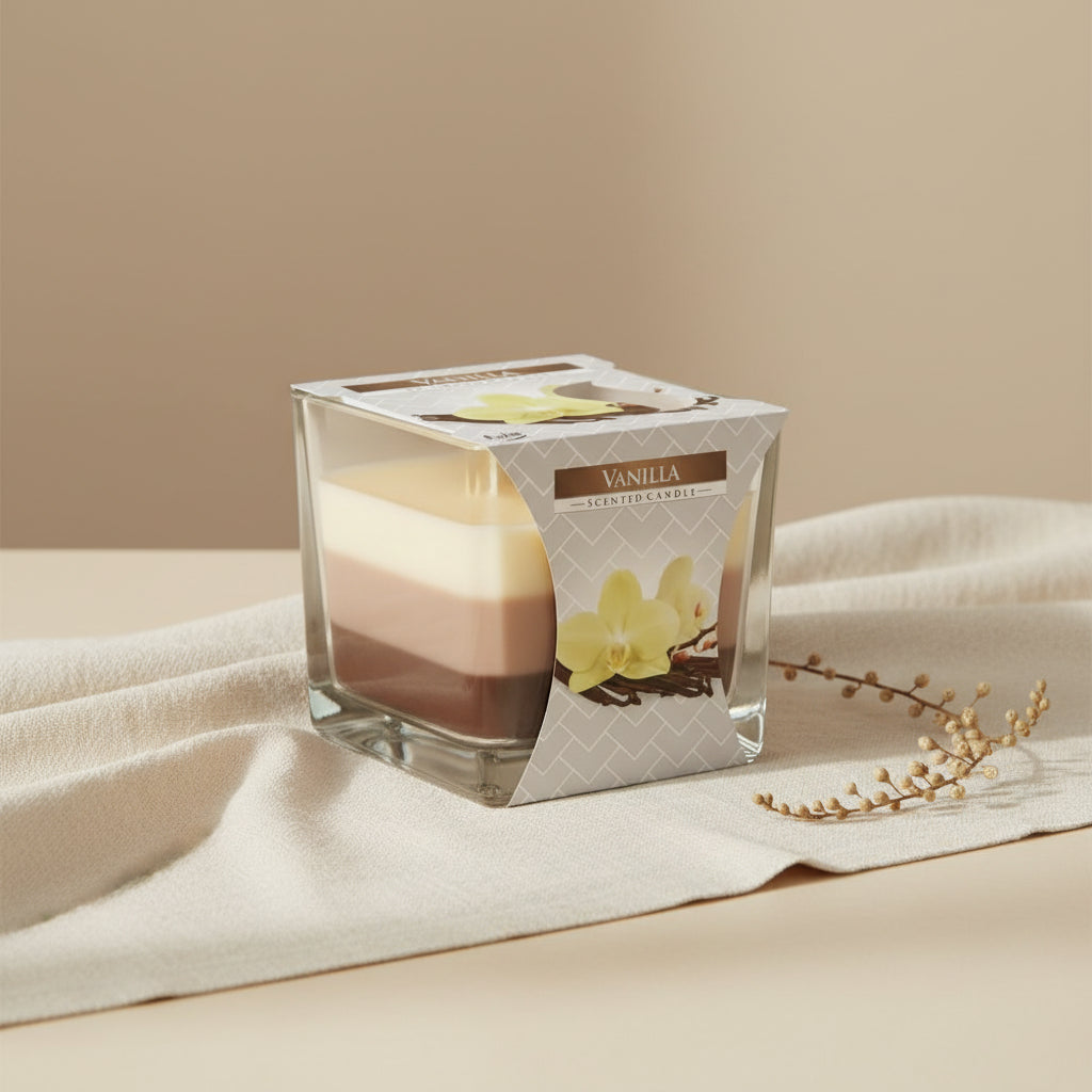 Rainbow Jar Candle - Vanilla