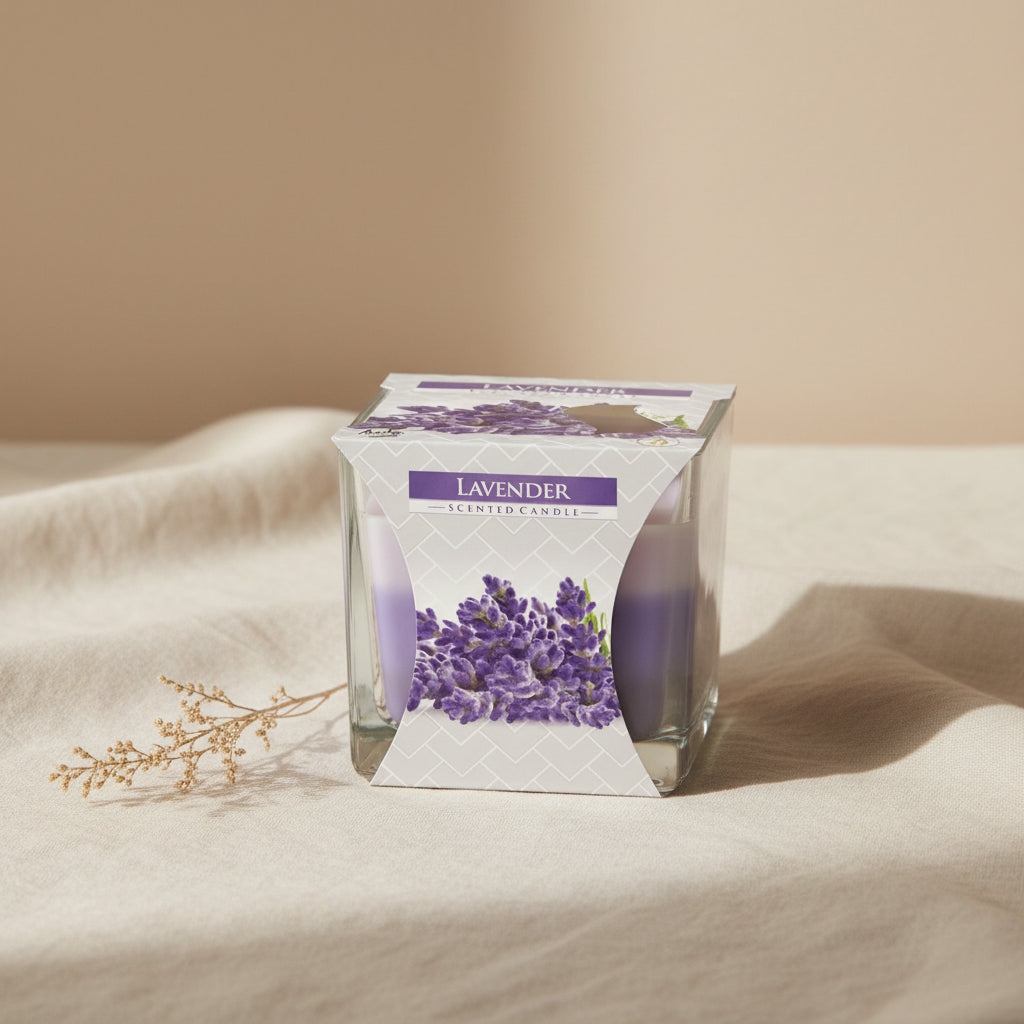 Rainbow Jar Candle - Lavender