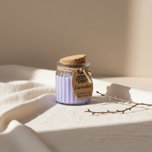 Lavender Soy Pot of Fragrance Candles