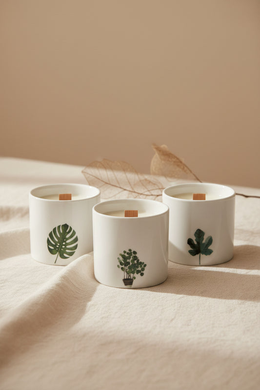 Large Botanical Candles - Victorian Peony