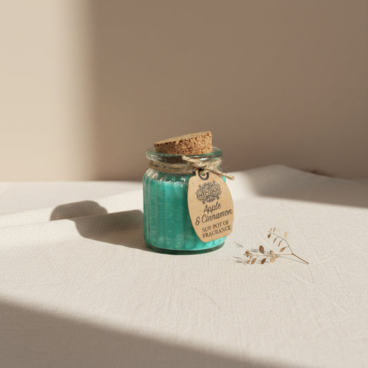 Apple & Cinnamon Soy Pot of Fragrance Candles