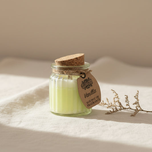Vanilla Soy Pot of Fragrance Candles