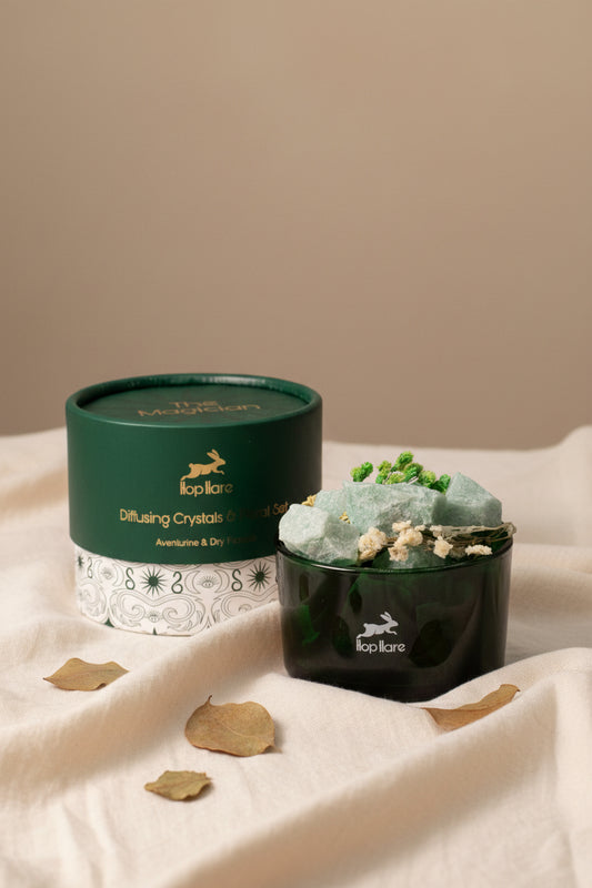 Hop Hare Diffusing Crystals & Floral Set - The Magician