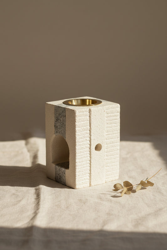 Stone Oil Burner - Combo Square