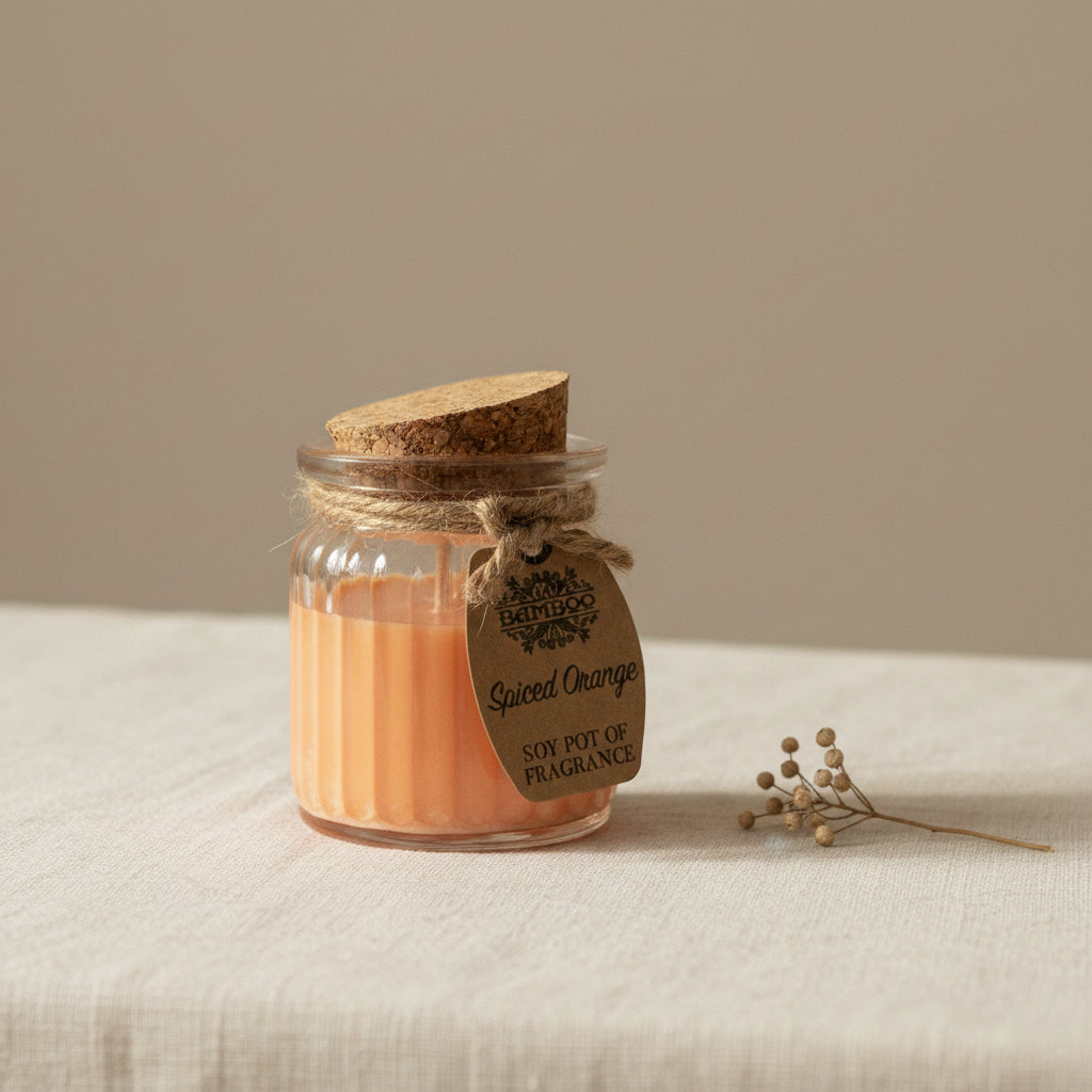 Spiced Orange Soy Pot of Fragrance Candles