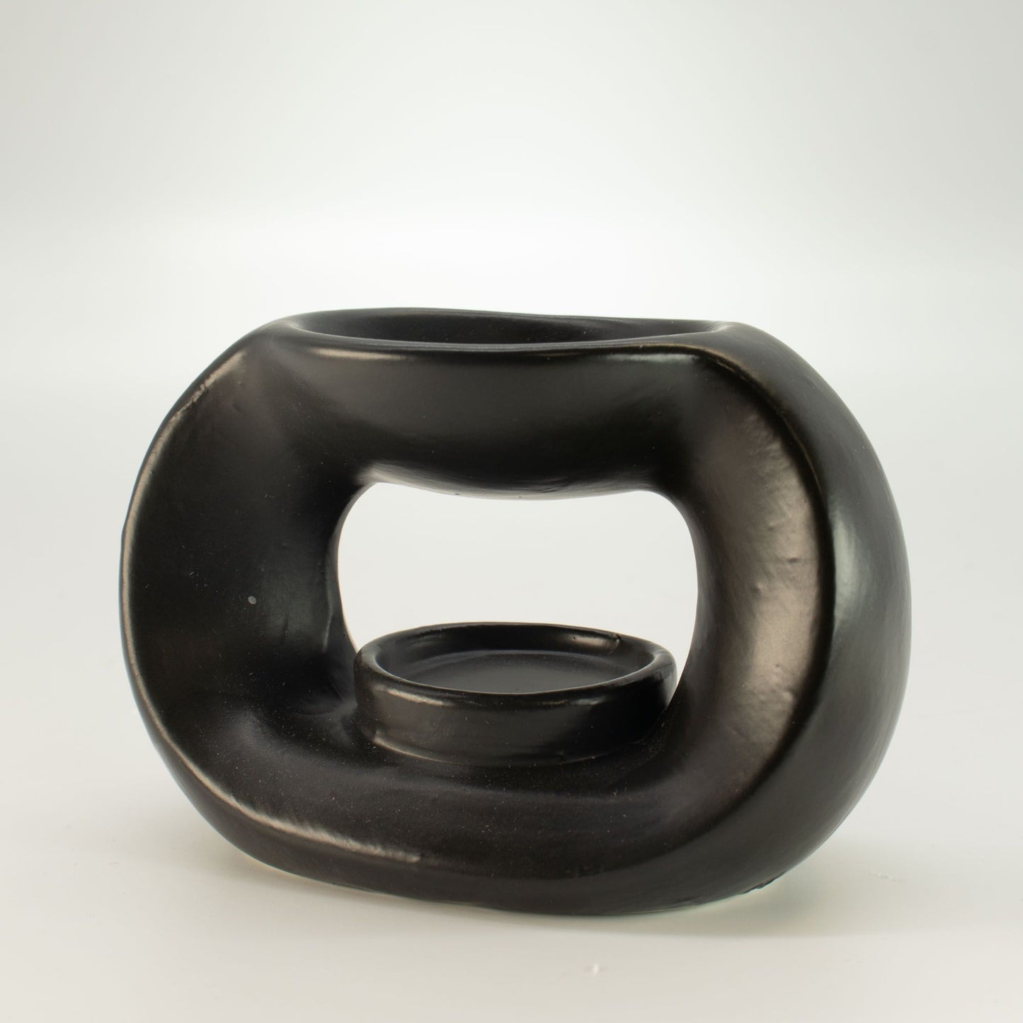 Ceramic Zen Oil Burner - Oval Pebble