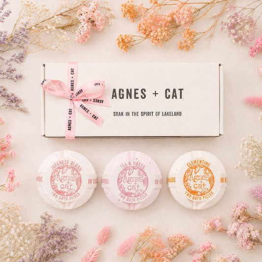 Agnes + Cat - Floral & Citrus Bath Fizzer Gift Set