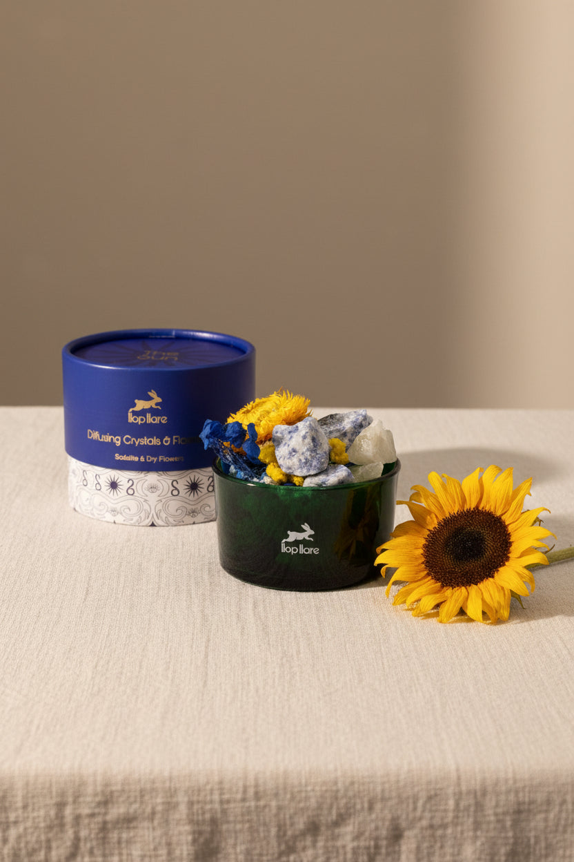 Hop Hare Diffusing Crystals & Floral Set - The Sun