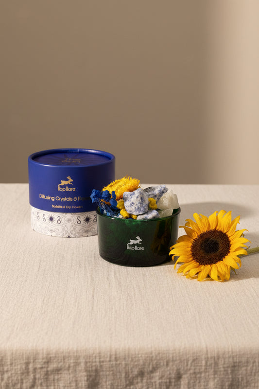 Hop Hare Diffusing Crystals & Floral Set - The Sun